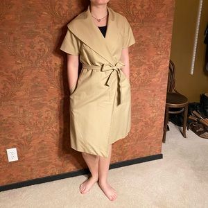 J Crew Collection Trench Wrap Dresd